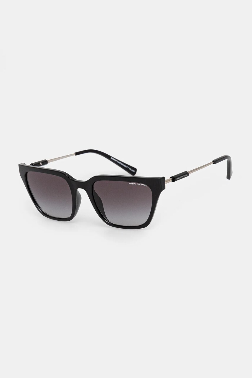 Armani Exchange ochelari de soare femei, culoarea bordo, 0AX4158S