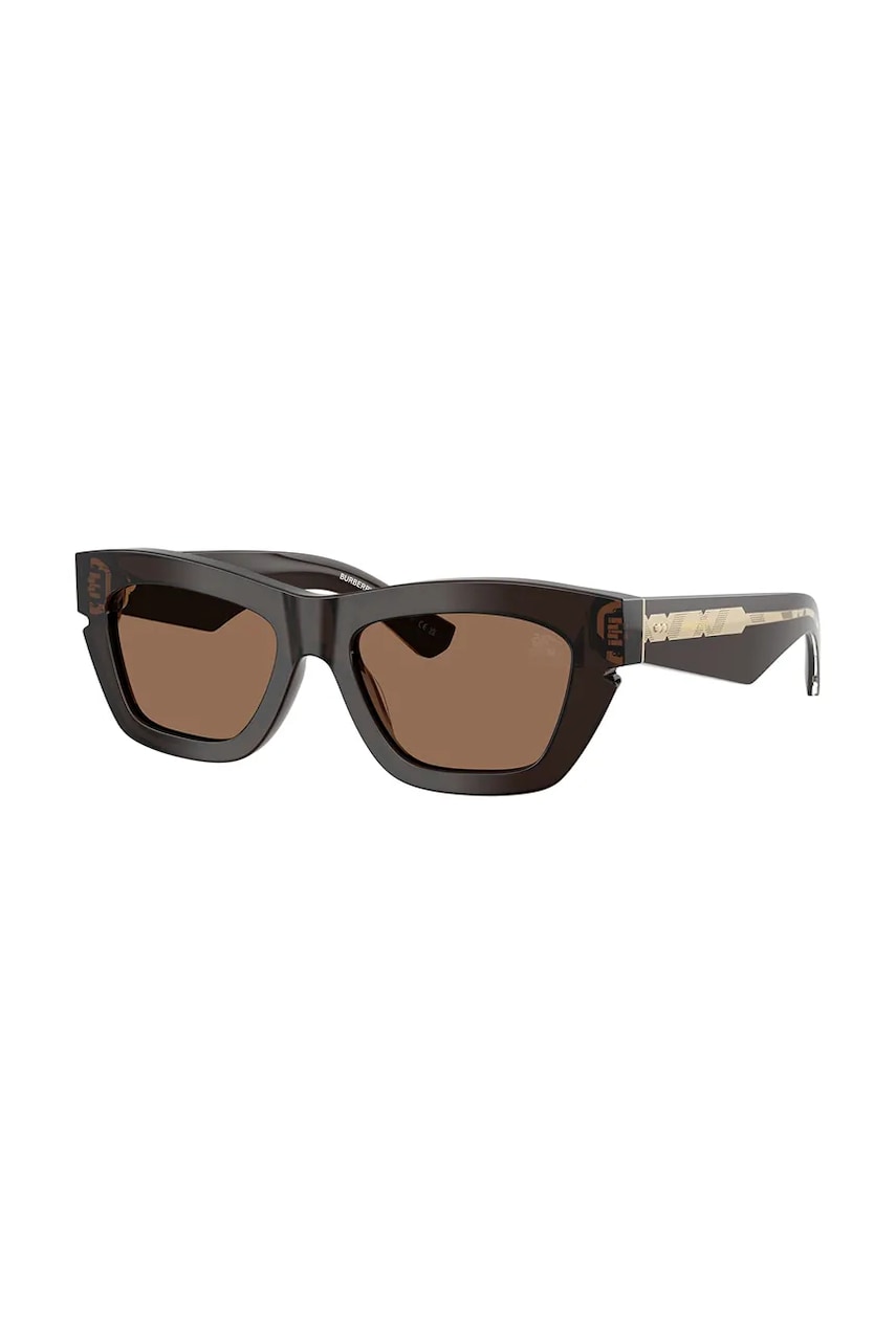 Burberry ochelari de soare femei, culoarea maro, 0BE4454
