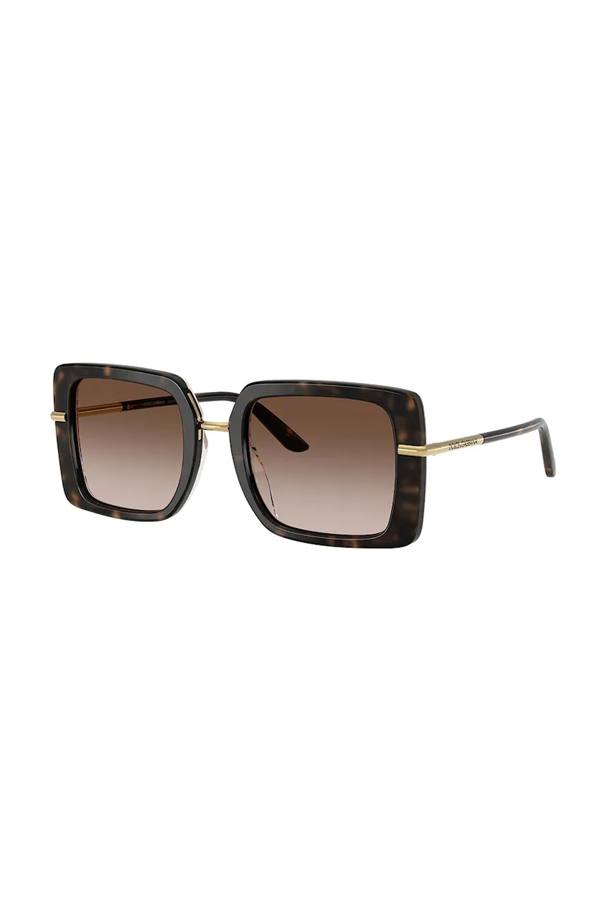 Dolce & Gabbana ochelari de soare femei, culoarea maro, 0DG4491 Dolce & Gabbana ochelari de soare femei, culoarea maro, 0DG4491