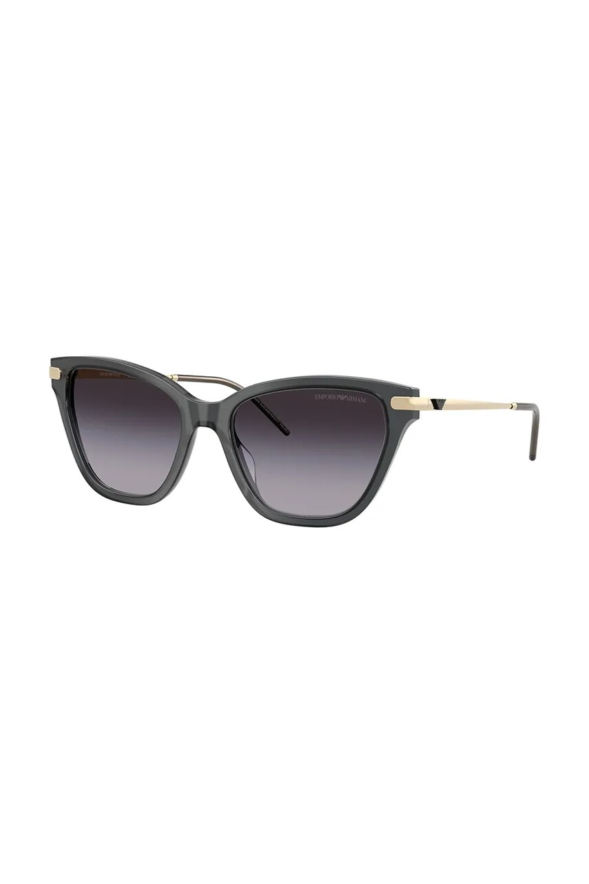 Levně Sluneční brýle Emporio Armani dámské, černá barva, 0EA4251