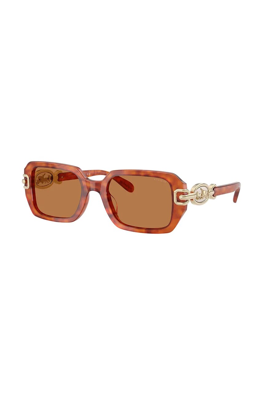 Coach ochelari de soare culoarea maro, 0HC8425U