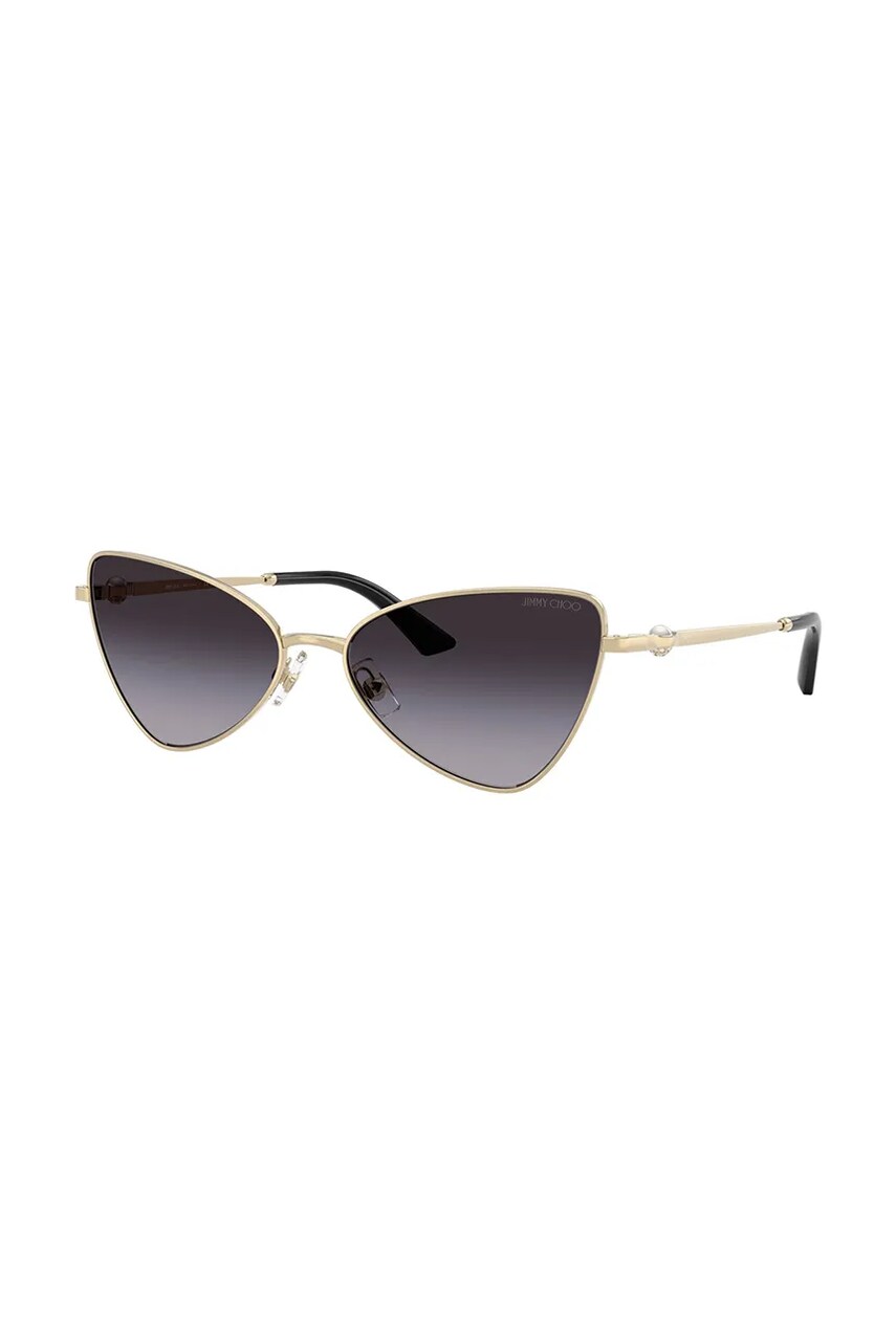 Jimmy Choo ochelari de soare femei, culoarea galben, 0JC4015HB