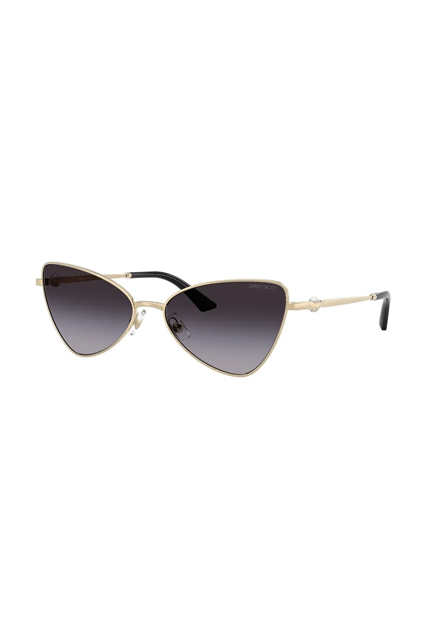 Jimmy Choo ochelari de soare femei, culoarea galben, 0JC4015HB