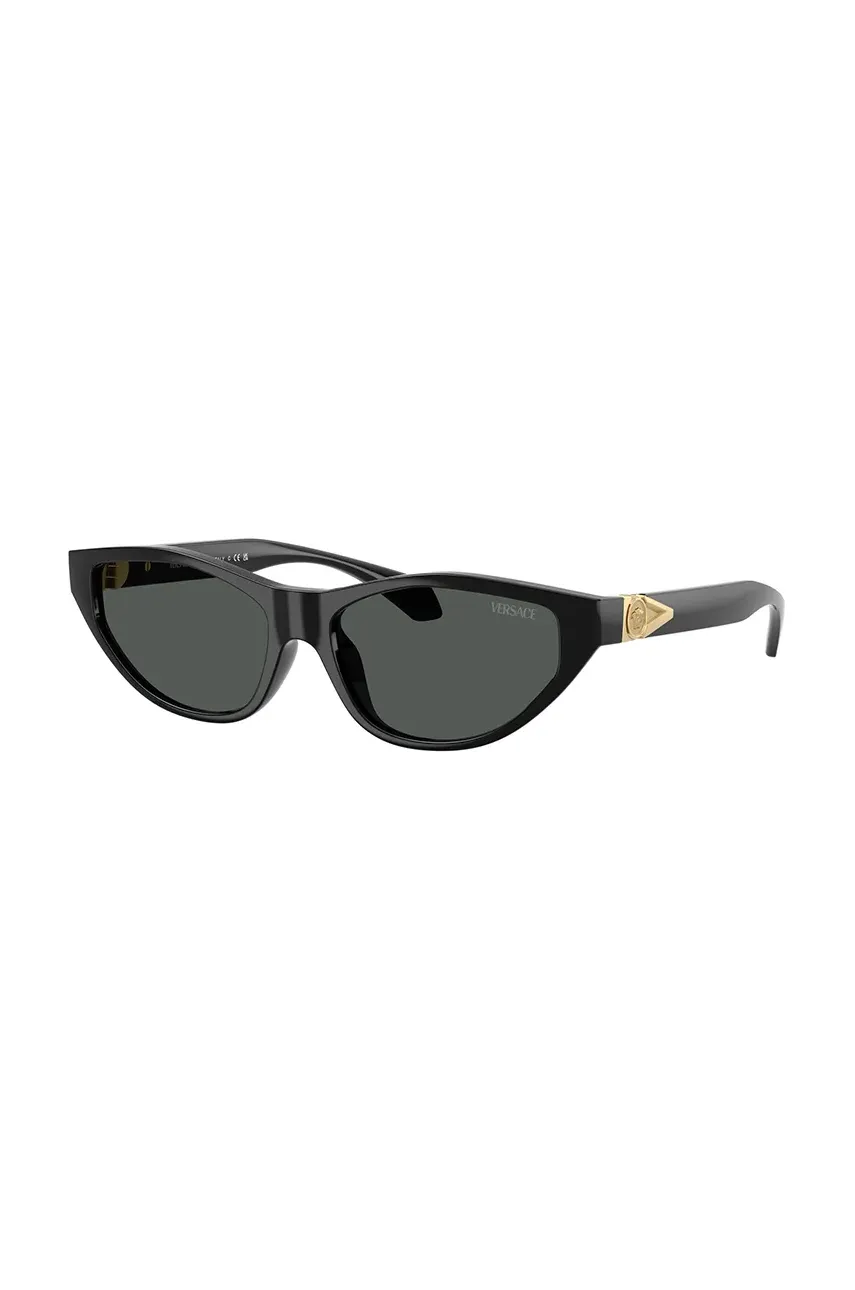 Versace ochelari de soare femei, culoarea negru, 0VE4491U