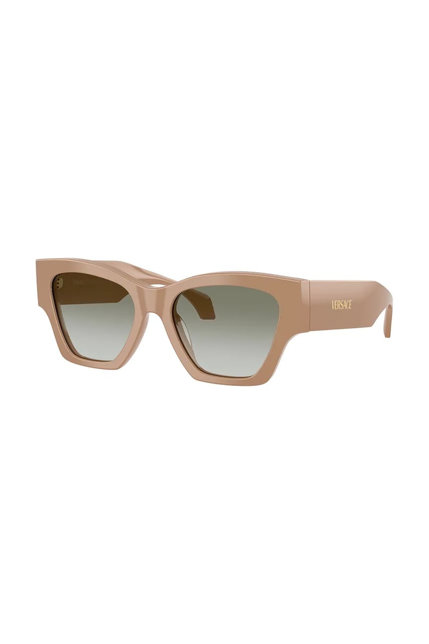 Versace ochelari de soare femei, culoarea bej, 0VE4492U