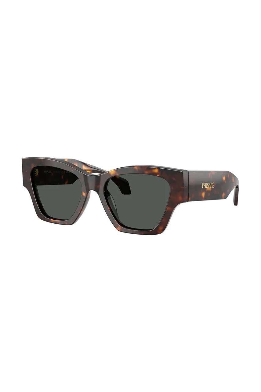 Versace ochelari de soare femei, culoarea maro, 0VE4492U