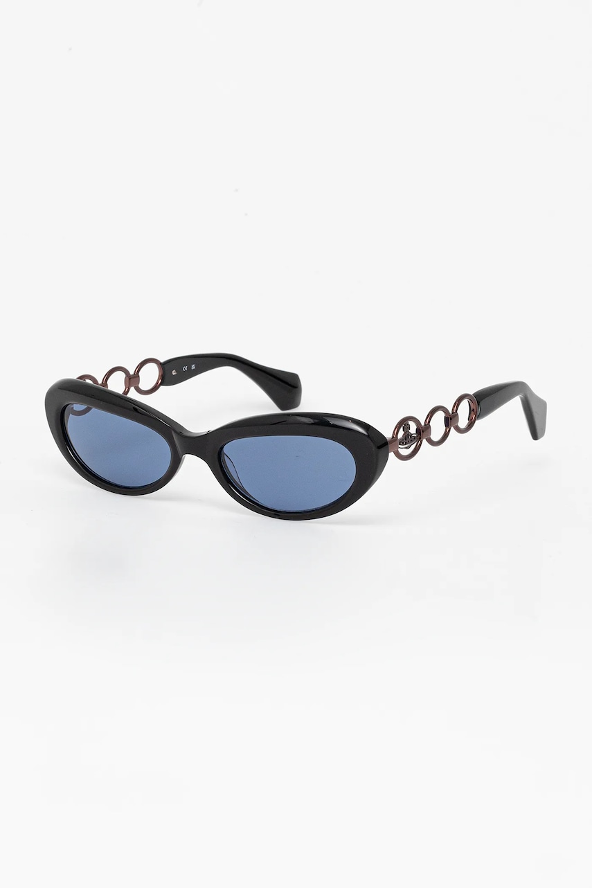 Vivienne Westwood ochelari de soare Duchess culoarea negru, VW5093