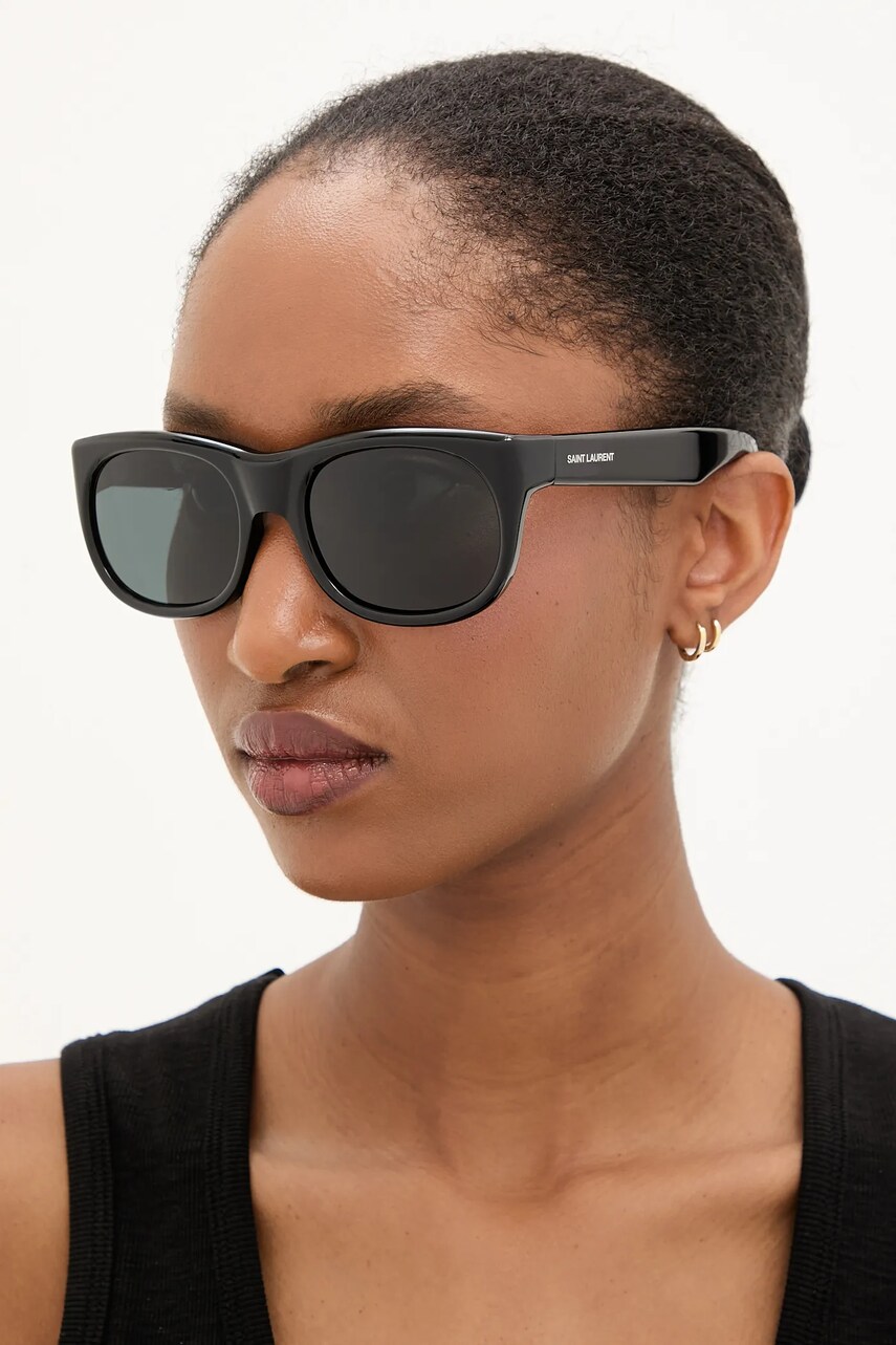Saint Laurent ochelari de soare culoarea negru, SL 815 ROMY