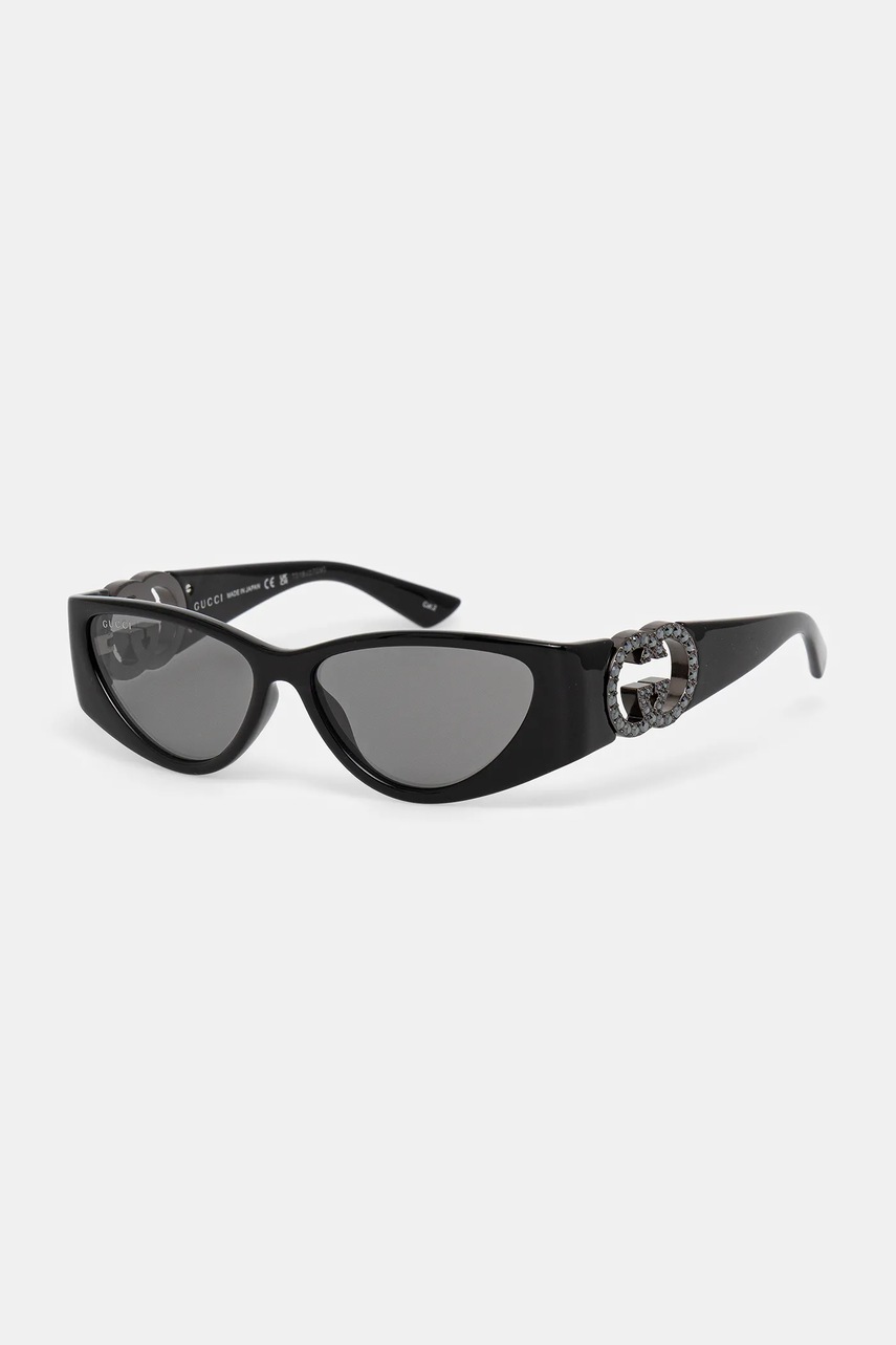 Gucci ochelari de soare culoarea negru, GG1824S