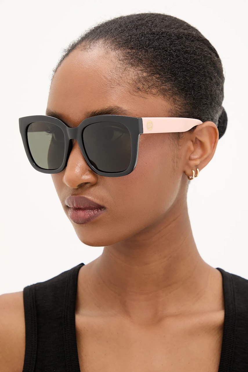 Gucci ochelari de soare culoarea negru, GG1338S