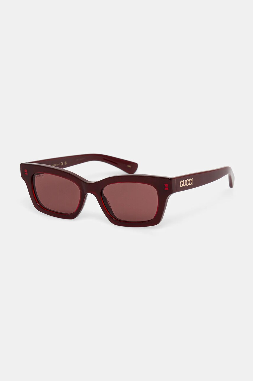 Gucci ochelari de soare culoarea bordo, GG1790S