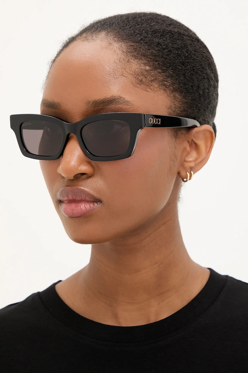Gucci ochelari de soare culoarea negru, GG1790S