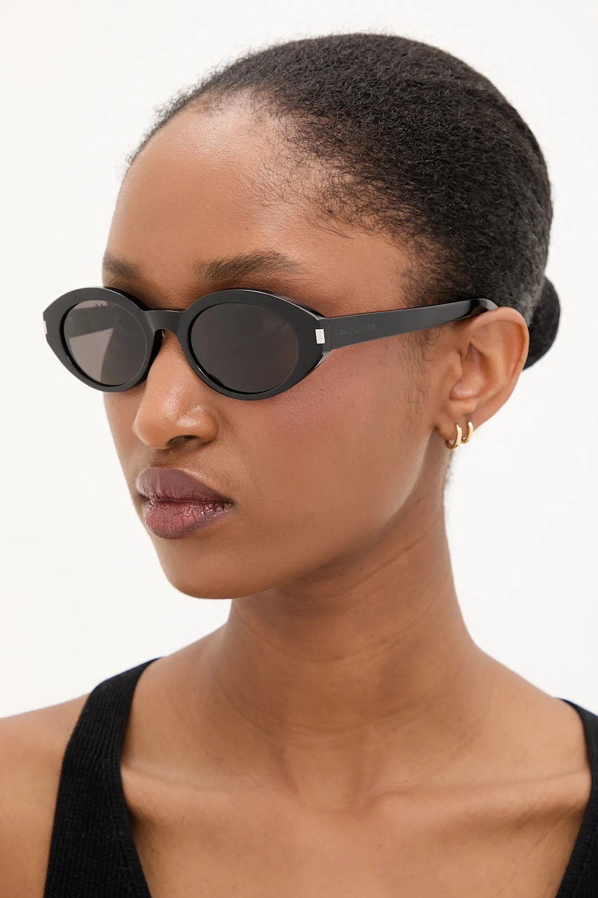 Saint Laurent ochelari de soare culoarea negru, SL 567