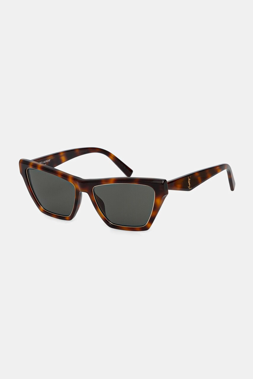 Saint Laurent ochelari de soare culoarea maro, SL M103 RIM