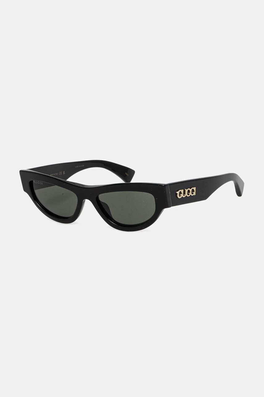 Gucci ochelari de soare culoarea negru, GG1834S