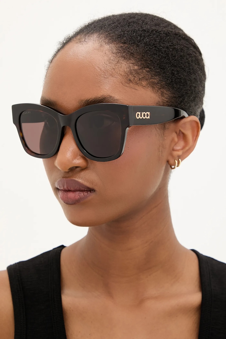Gucci ochelari de soare culoarea maro, GG1789S
