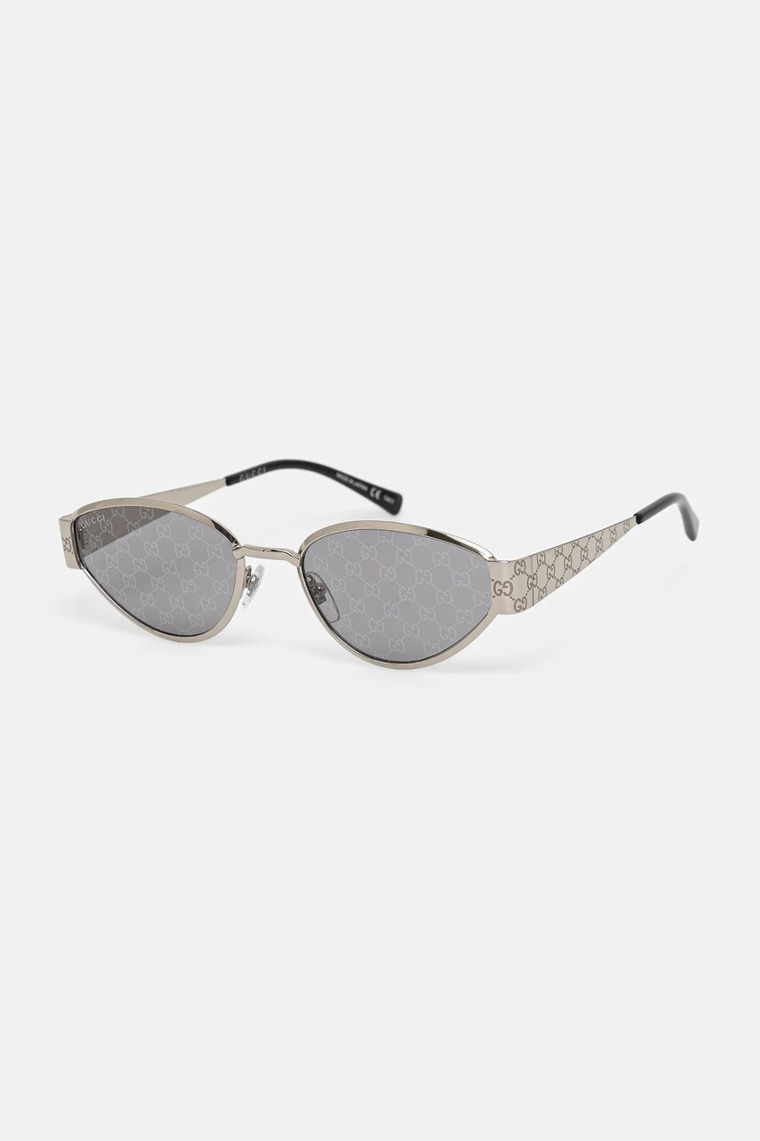 Gucci ochelari de soare culoarea argintiu, GG1853S