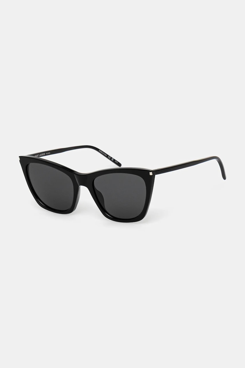 Saint Laurent ochelari de soare culoarea negru, SL 214 KATE THIN