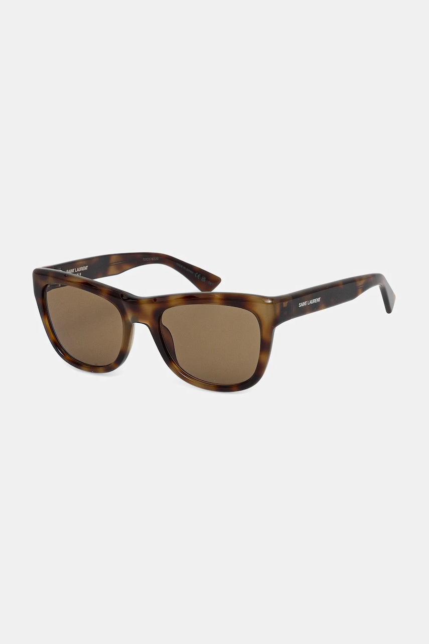 Saint Laurent ochelari de soare culoarea verde, SL 816