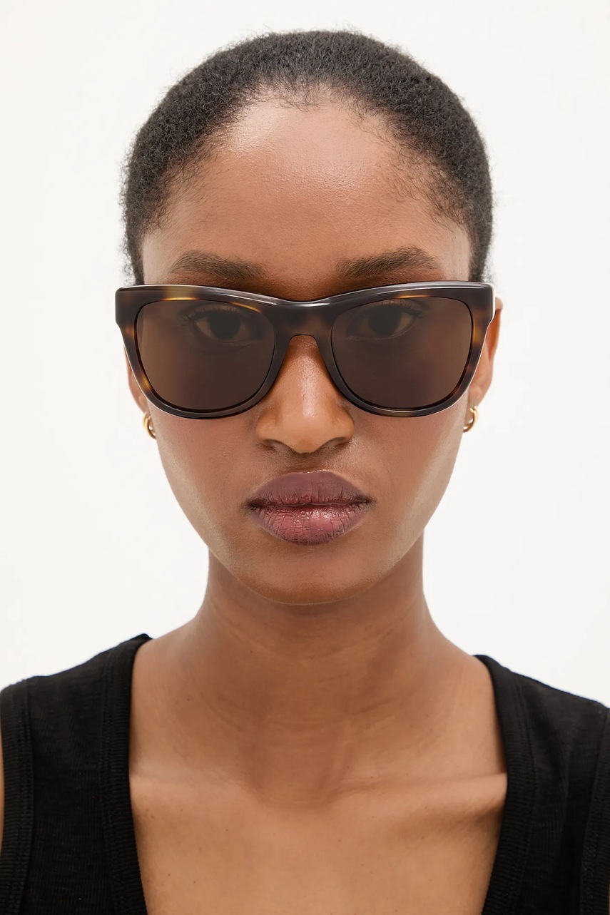 Γυαλιά ηλίου Saint Laurent χρώμα: πράσινο, SL 816 φωτογραφία