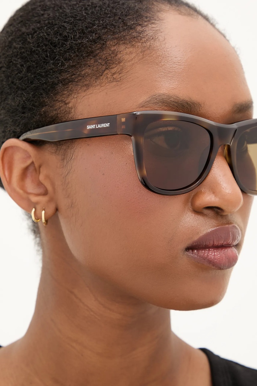 Γυαλιά ηλίου Saint Laurent χρώμα: πράσινο, SL 816 φωτογραφία