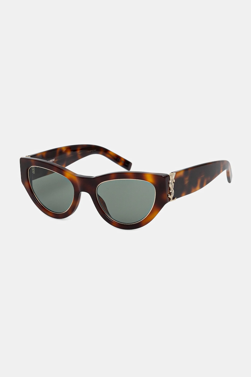 Saint Laurent ochelari de soare culoarea verde, SL M94 RIM