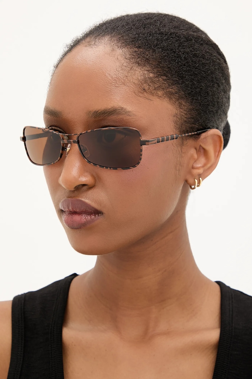 Jacquemus ochelari de soare STATZIONE culoarea maro, JAC118C4SUN