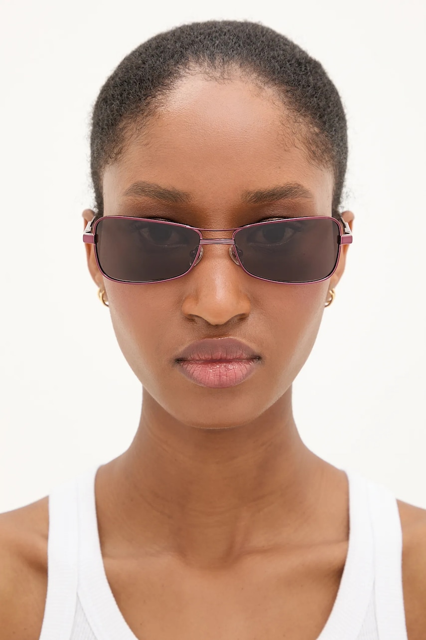 Jacquemus ochelari de soare STATZIONE culoarea violet, JAC118C2SUN