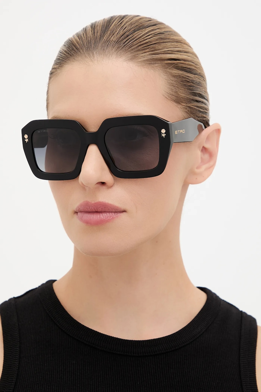 Etro ochelari de soare culoarea negru, ETRO 0114/S