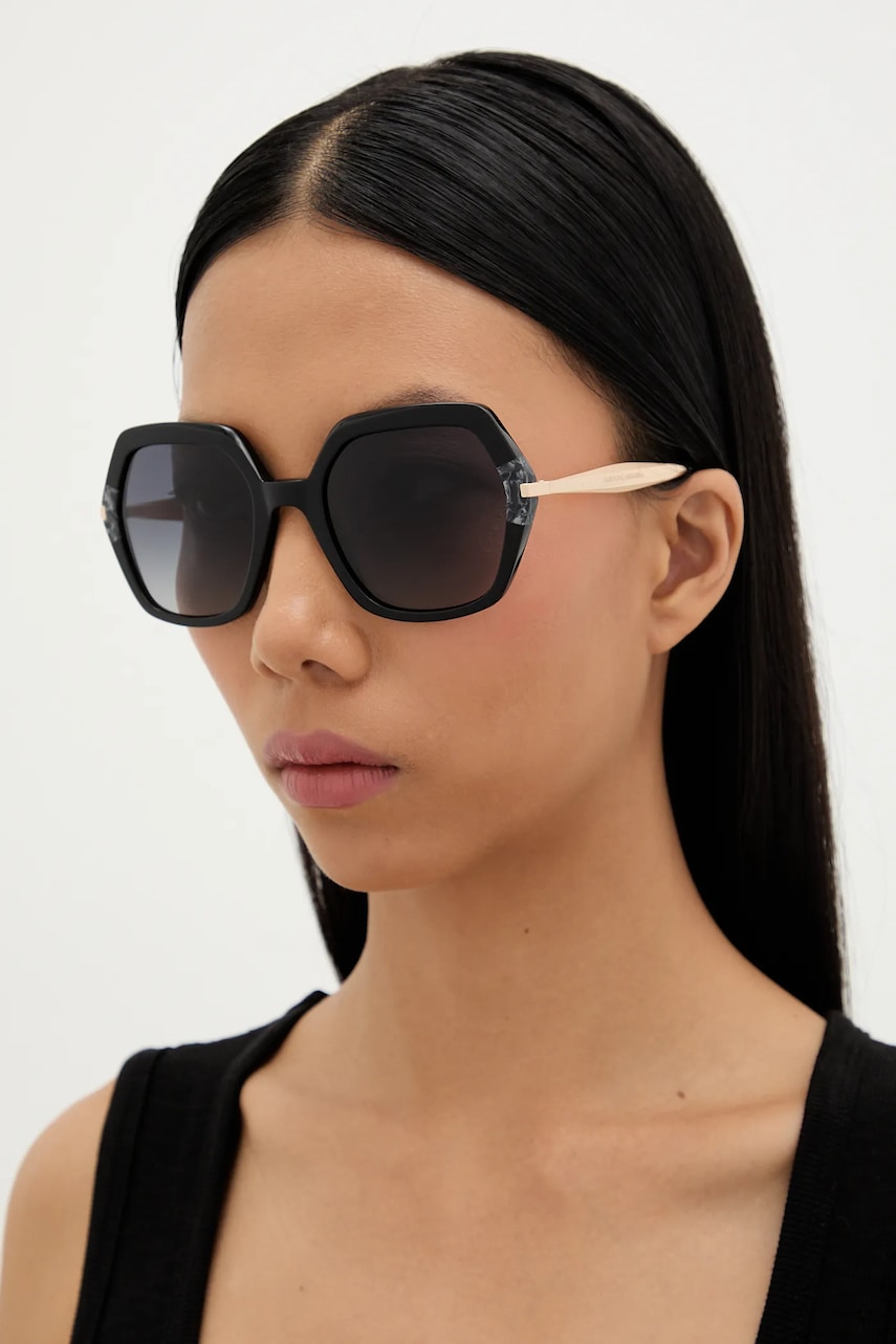 Carolina Herrera ochelari de soare culoarea negru, HER 0347/S