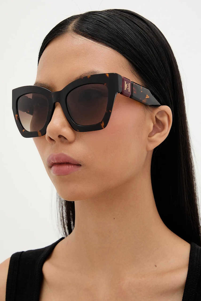 Carolina Herrera ochelari de soare culoarea maro, HER 0327/S