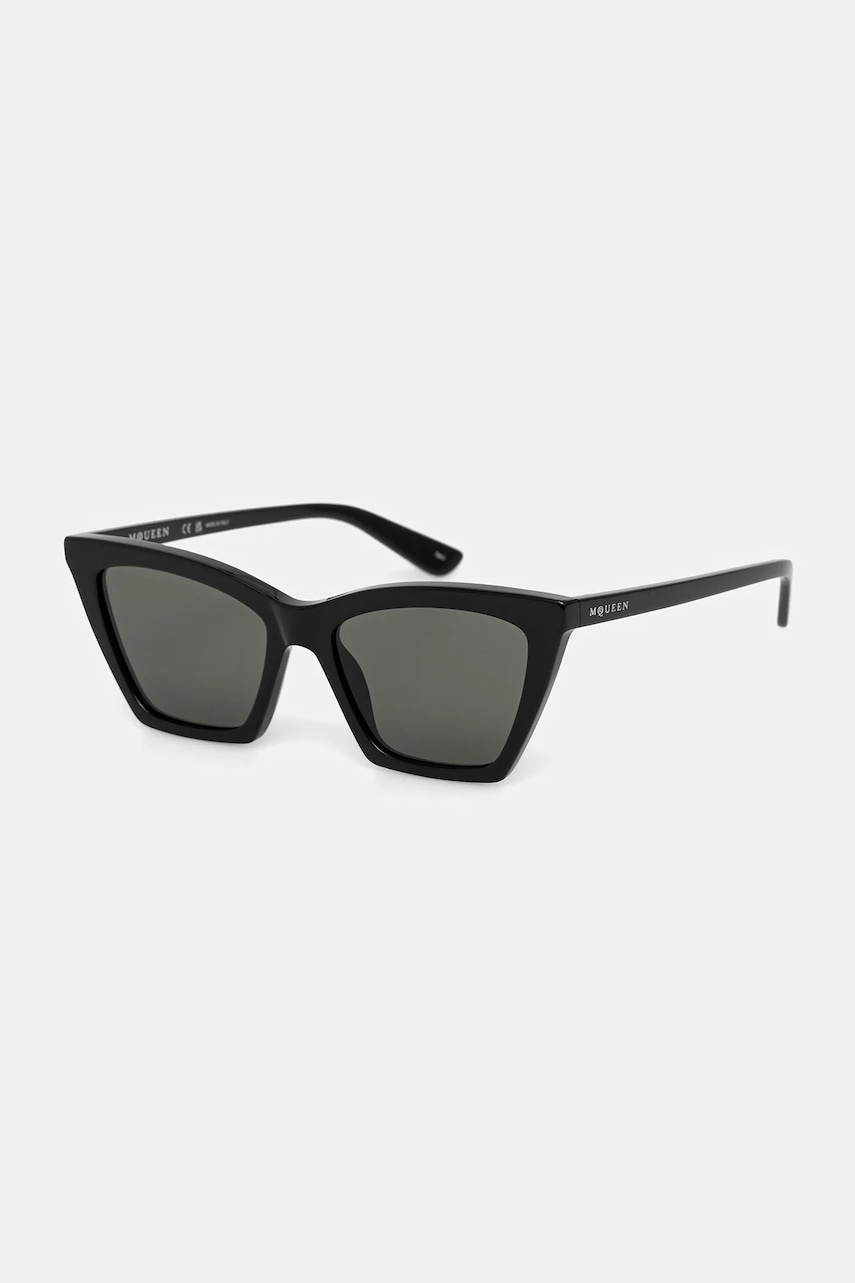Alexander McQueen ochelari de soare culoarea negru, AM0536S