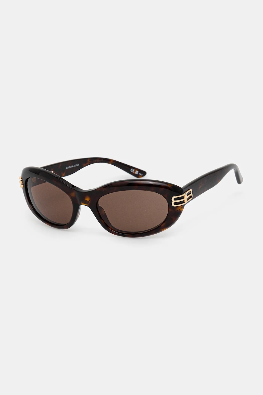 Balenciaga ochelari de soare culoarea maro, BB0431S Balenciaga ochelari de soare culoarea maro, BB0431S
