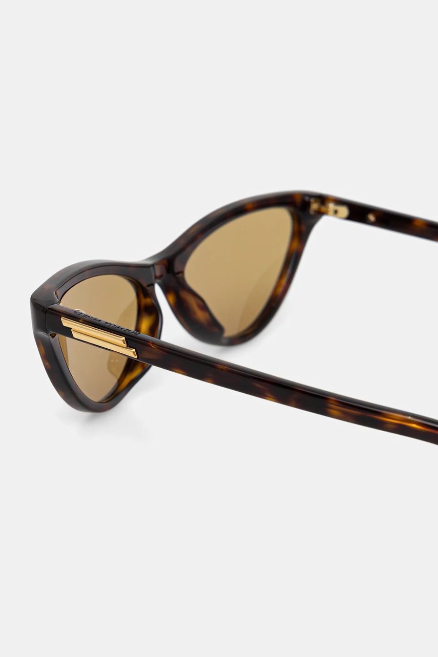 Γυαλιά ηλίου Bottega Veneta χρώμα: καφέ, BV1414S φωτογραφία