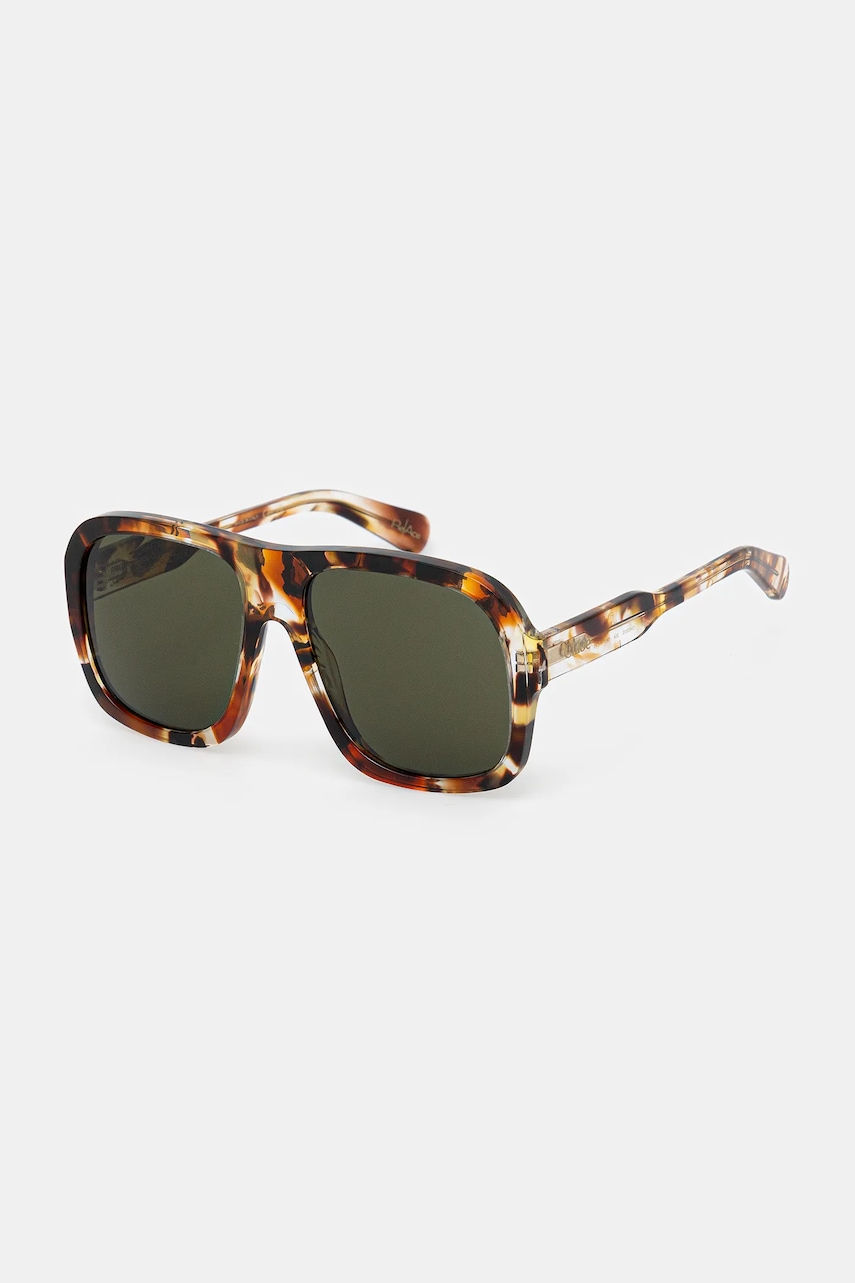 Chloé ochelari de soare culoarea maro, CH0331S