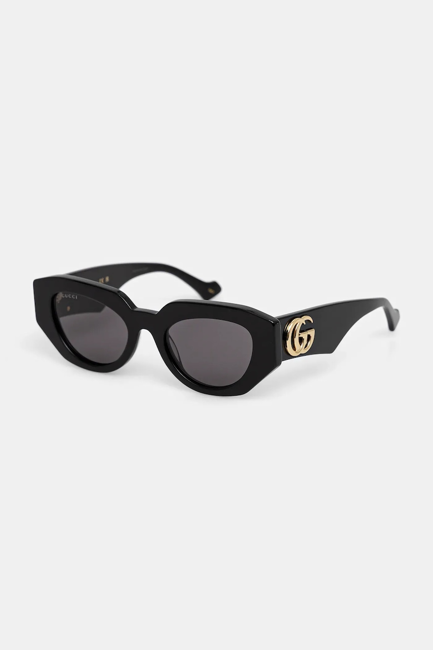 Gucci ochelari de soare culoarea negru, GG1421S