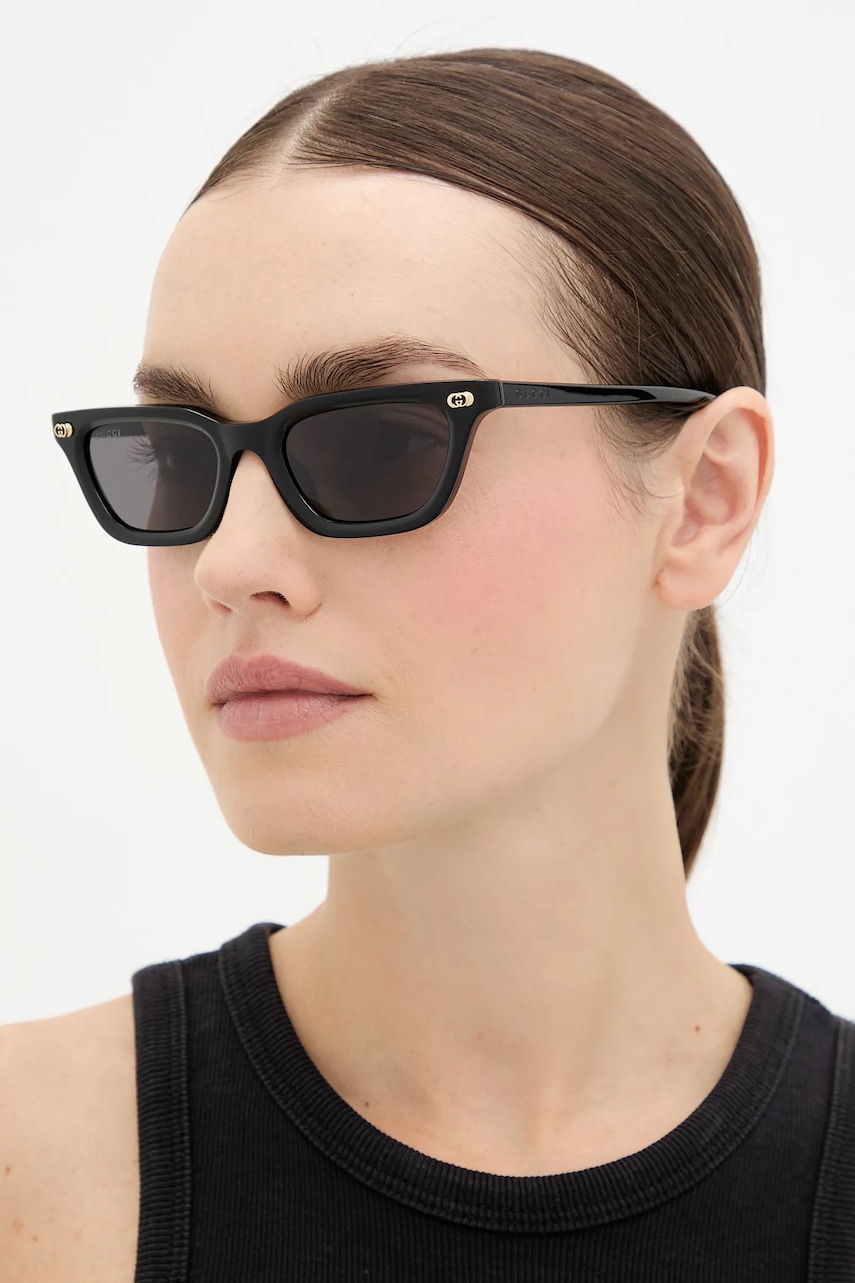 Gucci ochelari de soare culoarea negru, GG1944S