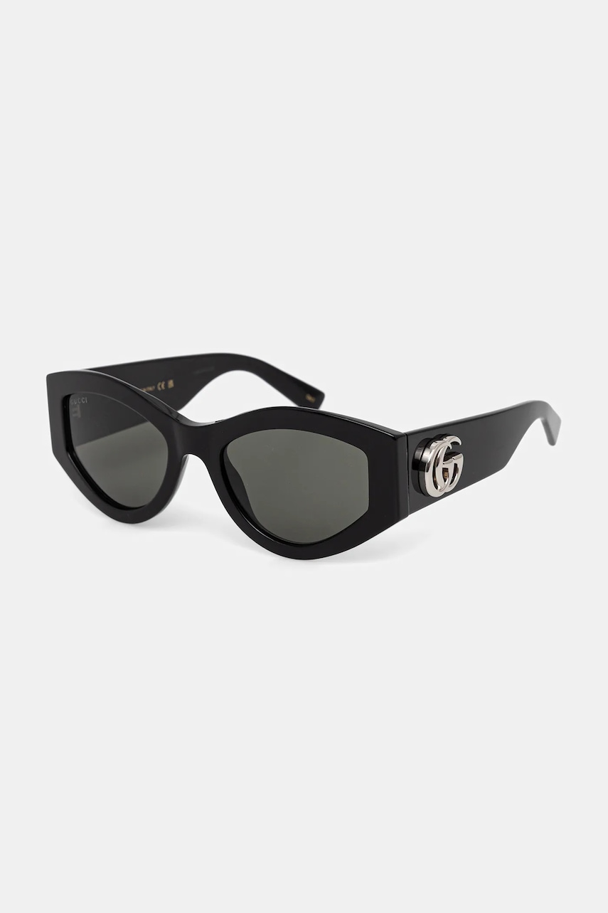 Levně Sluneční brýle Gucci dámské, černá barva, GG1951S