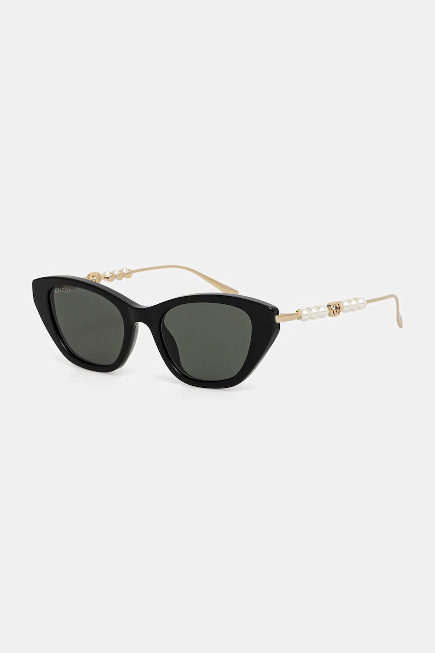 Gucci ochelari de soare culoarea negru, GG1968S