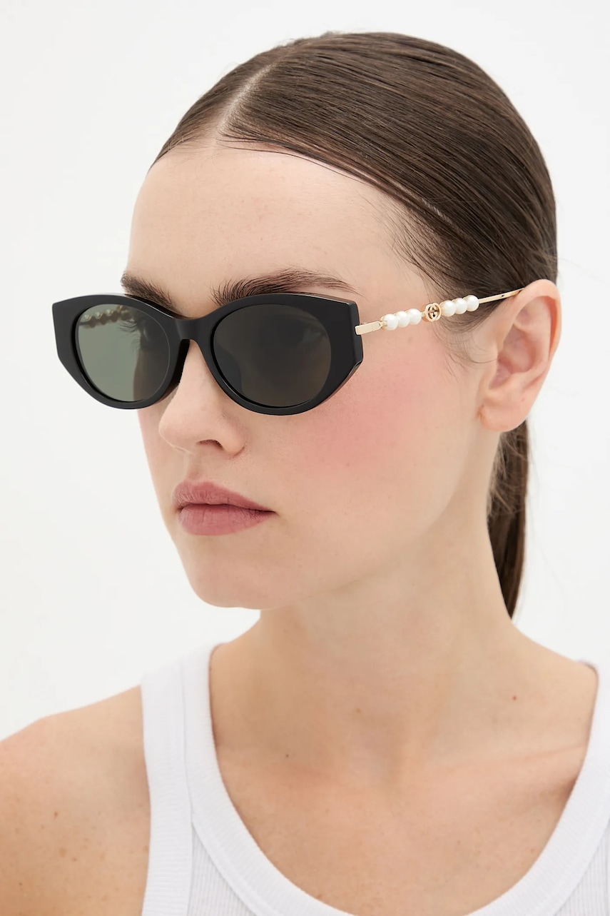 Gucci ochelari de soare culoarea negru, GG1970SA