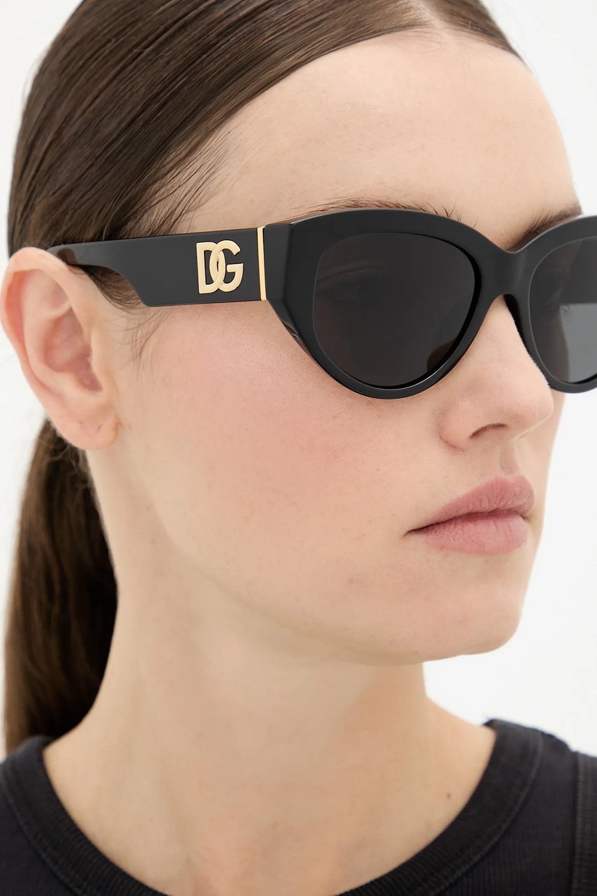 Γυαλιά ηλίου Dolce & Gabbana χρώμα: μαύρο, 0DG4514 φωτογραφία