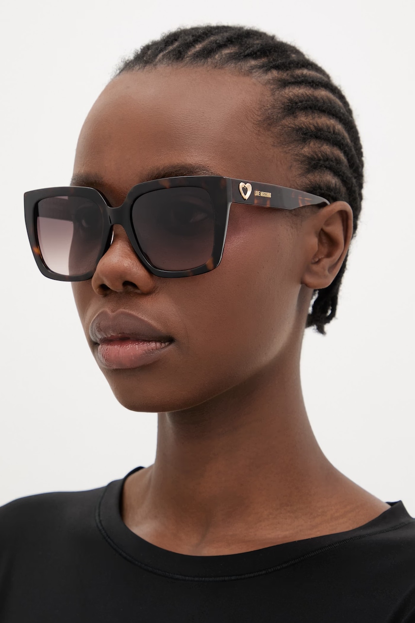 Love Moschino ochelari de soare pătrați de damă