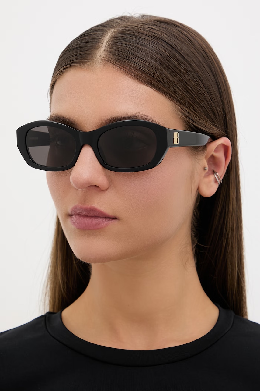 Balenciaga γυαλιά ηλίου Γυναικεία BB0476S μαύρο 54