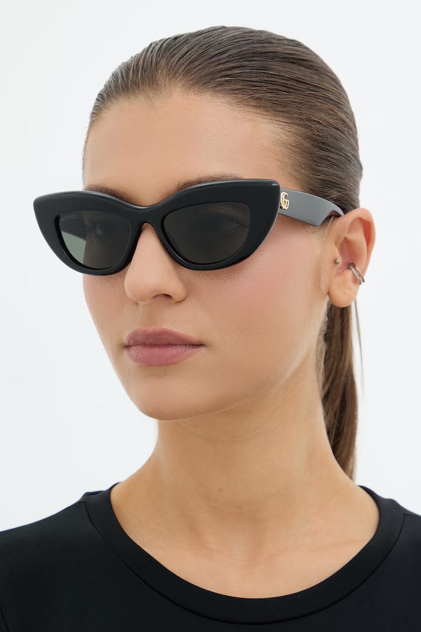 Gucci okulary przeciwsłoneczne kocie oczy damskie