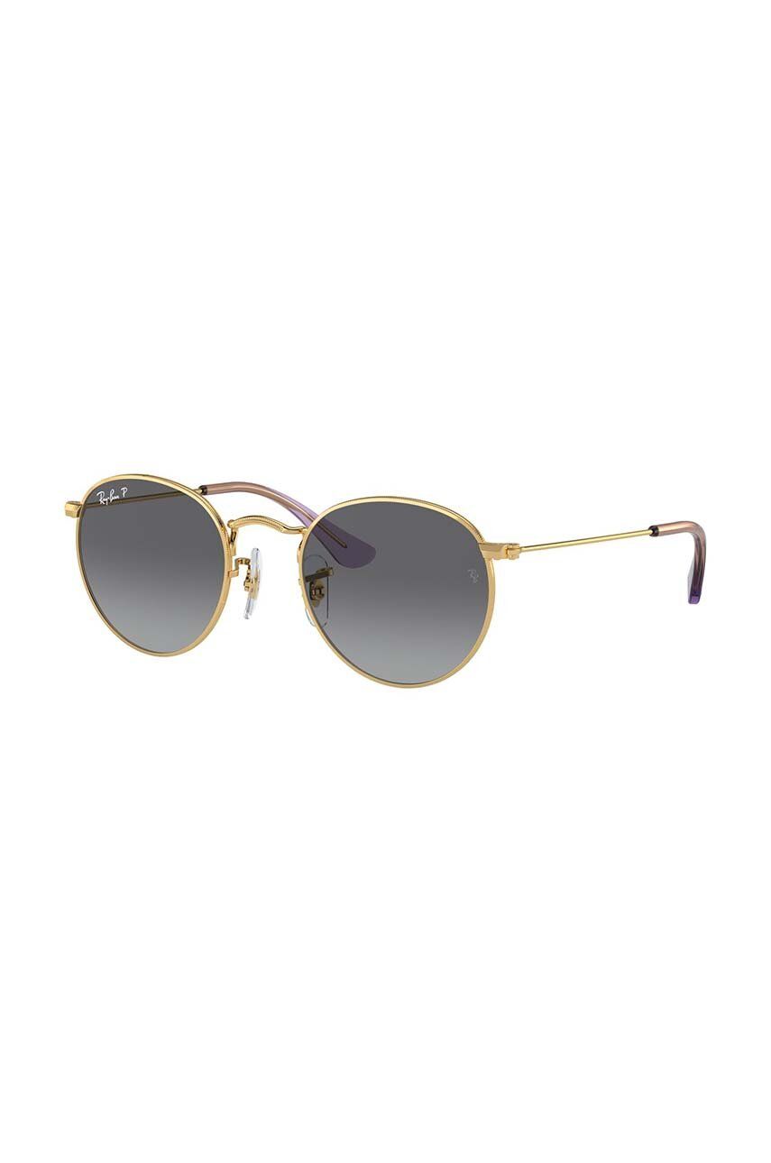 Ray-Ban ochelari de soare copii JUNIOR ROUND culoarea portocaliu, 0RJ9547S