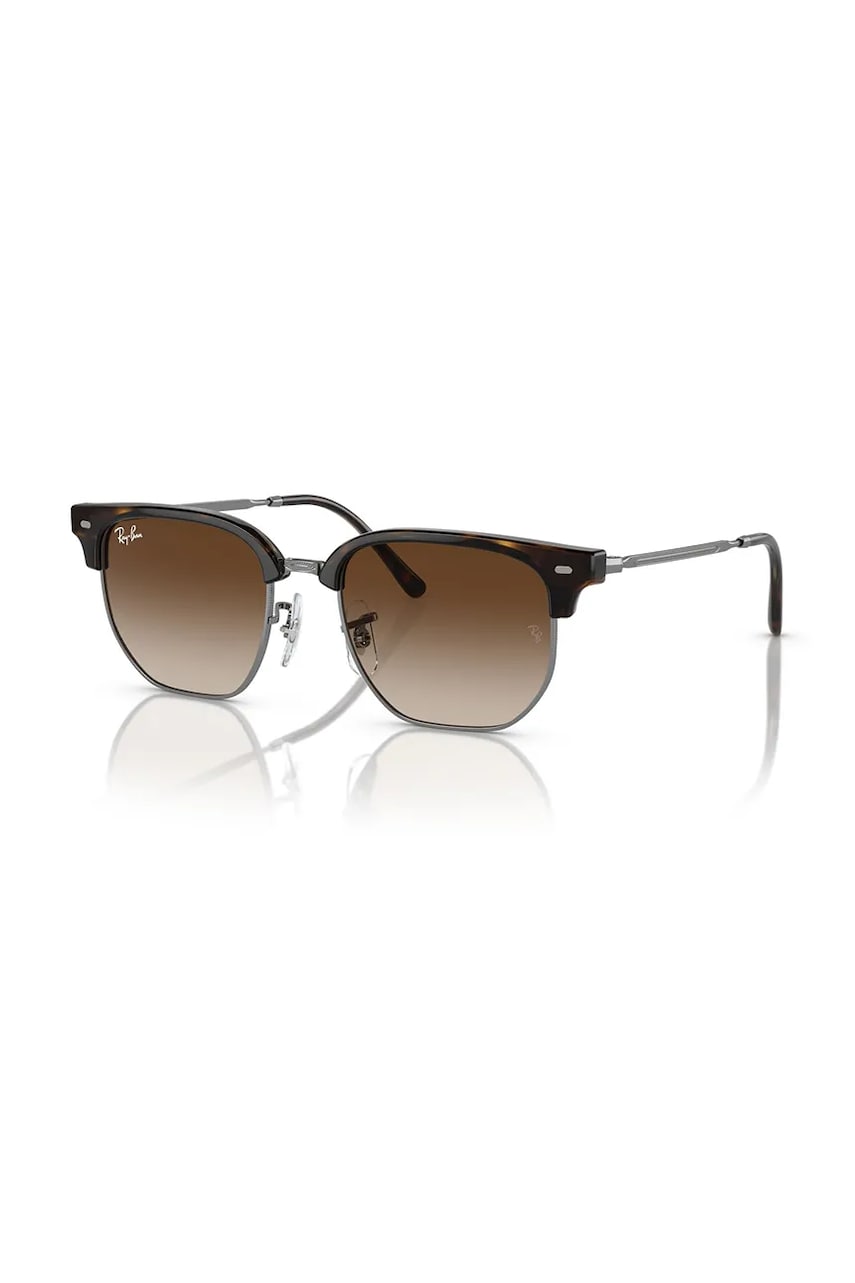 Ray-Ban ochelari de soare copii NEW CLUBMASTER culoarea maro, 0RJ9116S Ray-Ban ochelari de soare copii NEW CLUBMASTER culoarea maro, 0RJ9116S