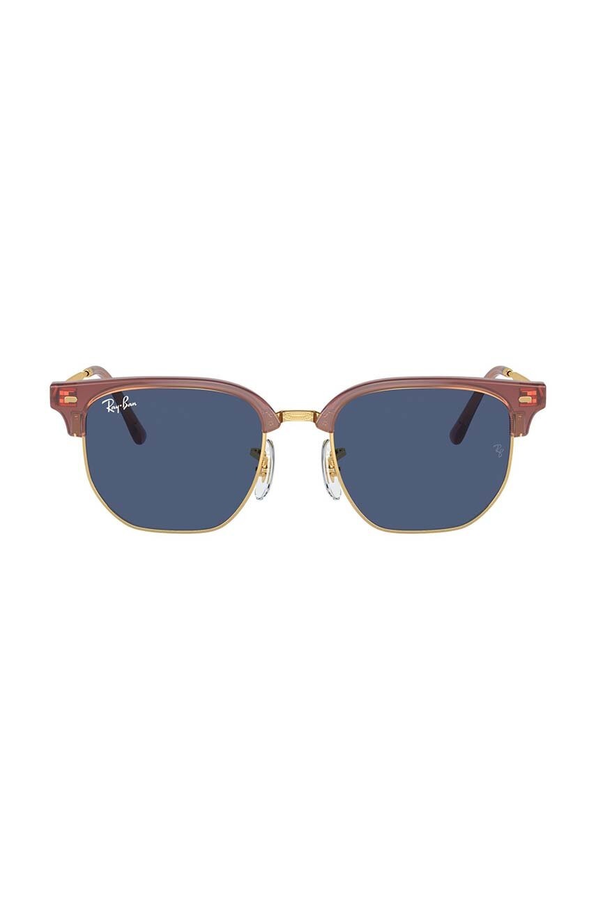 Детские солнцезащитные очки Ray-Ban NEW CLUBMASTER цвет фиолетовый 0RJ9116S