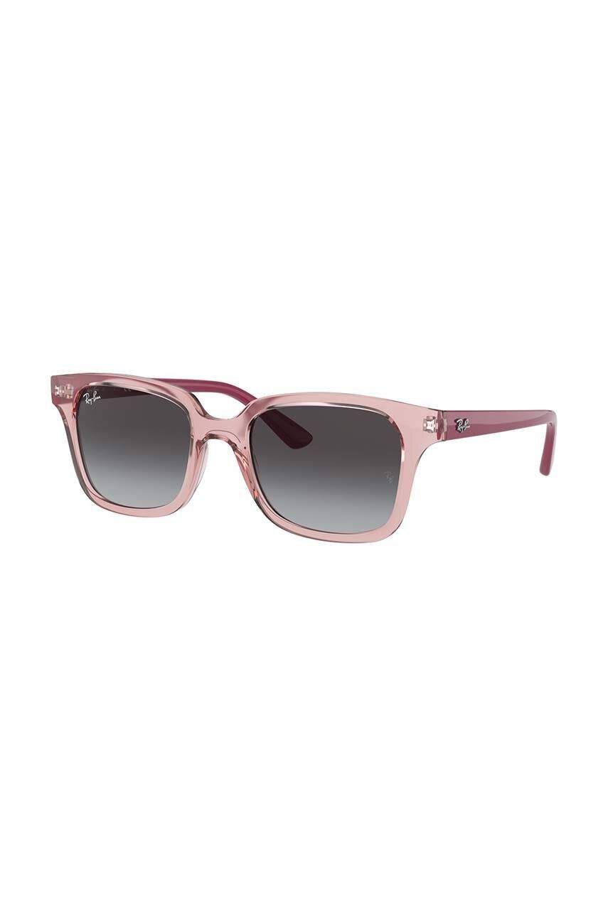 Ray-Ban ochelari de soare copii culoarea roz, 0RJ9071S