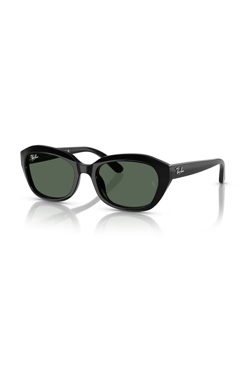 Ray-Ban ochelari de soare copii culoarea negru, 0RJ9081S