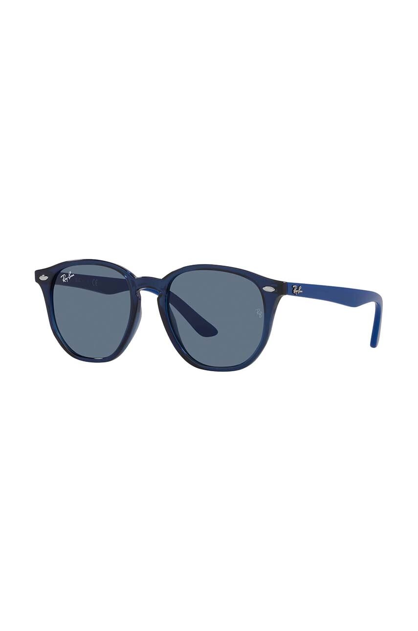 Ray-Ban ochelari de soare copii Junior culoarea albastru marin, 0RJ9070S